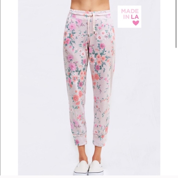 sundry floral sweatpants